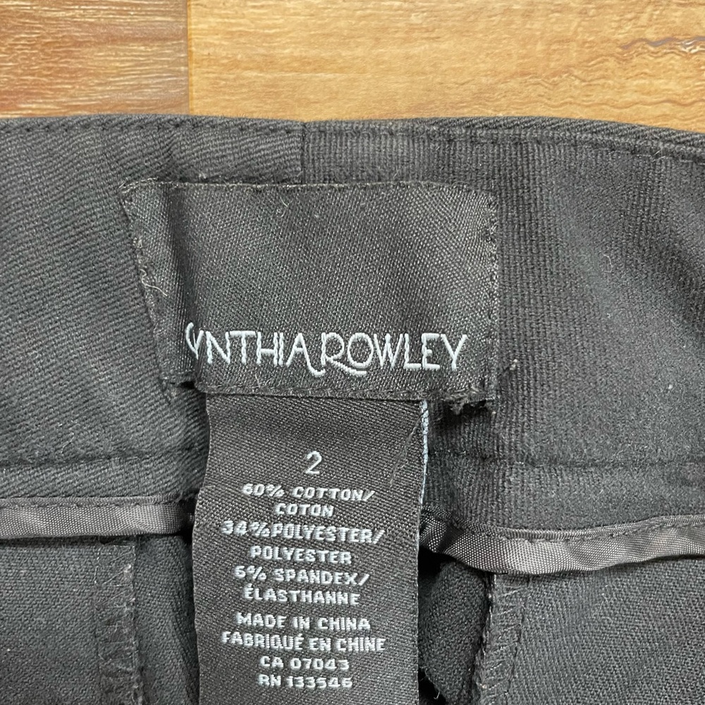 Cynthia Rowley stretch chino dress pants size 2 - Picture 3 of 3
